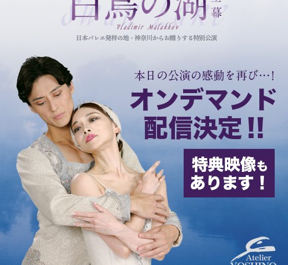 マラーホフ版「白鳥の湖」全幕公演のオンデマンド配信が決定！